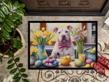 Load image into Gallery viewer, Decorating Easter Pit Bull Terrier Doormat-24x36 Indoor / Outdoor Rug | Made in USA