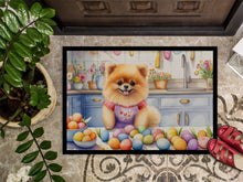 Load image into Gallery viewer, Decorating Easter Pomeranian Doormat - 18X27 Indoor / Outdoor Rug | Made in USA