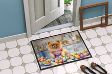 Load image into Gallery viewer, Decorating Easter Pomeranian Doormat - 18X27 Indoor / Outdoor Rug | Made in USA