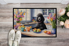 Load image into Gallery viewer, Decorating Easter Black Poodle Doormat-24x36 Indoor / Outdoor Rug | Made in USA