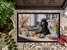 Load image into Gallery viewer, Decorating Easter Black Poodle Doormat - 18X27 Indoor / Outdoor Rug | Made in USA