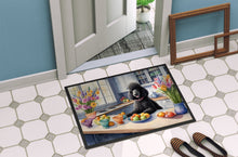 Load image into Gallery viewer, Decorating Easter Black Poodle Doormat - 18X27 Indoor / Outdoor Rug | Made in USA