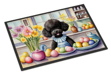Load image into Gallery viewer, Decorating Easter Black Poodle Doormat - 18X27 Indoor / Outdoor Rug | Made in USA