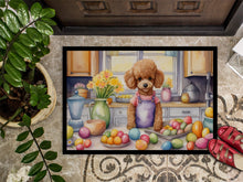 Load image into Gallery viewer, Decorating Easter Poodle Doormat - 18X27 Indoor / Outdoor Rug | Made in USA