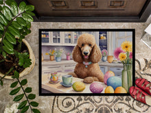 Load image into Gallery viewer, Decorating Easter Poodle Doormat - 18X27 Indoor / Outdoor Rug | Made in USA