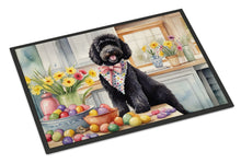 Load image into Gallery viewer, Decorating Easter Portuguese Water Dog Doormat