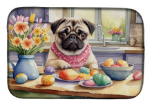 Load image into Gallery viewer, Decorating Easter Pug Dish Drying Mat