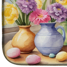 Load image into Gallery viewer, Decorating Easter Pug Dish Drying Mat