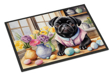 Load image into Gallery viewer, Decorating Easter Pug Doormat-24x36 Indoor / Outdoor Rug | Made in USA