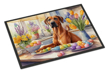Load image into Gallery viewer, Decorating Easter Rhodesian Ridgeback Doormat-24x36 Indoor / Outdoor Rug | Made in USA