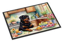 Load image into Gallery viewer, Decorating Easter Rottweiler Doormat