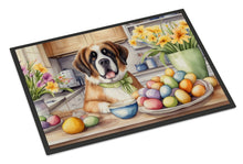 Load image into Gallery viewer, Decorating Easter Saint Bernard Doormat