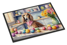Load image into Gallery viewer, Decorating Easter Saluki Doormat-24x36 Indoor / Outdoor Rug | Made in USA