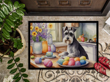 Load image into Gallery viewer, Decorating Easter Schnauzer Doormat-24x36 Indoor / Outdoor Rug | Made in USA
