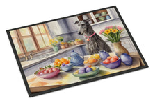 Load image into Gallery viewer, Decorating Easter Scottish Deerhound Doormat-24x36 Indoor / Outdoor Rug | Made in USA