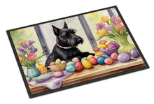 Load image into Gallery viewer, Decorating Easter Scottish Terrier Doormat