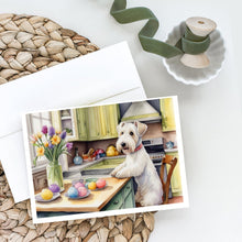 Load image into Gallery viewer, Decorating Easter Sealyham Terrier Greeting Cards - Blank Note Cards – 8-Pack of Artist-Designed Cards with Envelopes