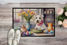 Load image into Gallery viewer, Decorating Easter Sealyham Terrier Doormat-24x36 Indoor / Outdoor Rug | Made in USA