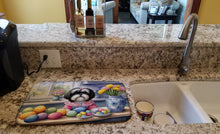 Load image into Gallery viewer, Decorating Easter Shih Tzu Dish Drying Mat