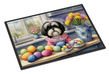 Load image into Gallery viewer, Decorating Easter Shih Tzu Doormat - 18X27 Indoor / Outdoor Rug | Made in USA