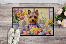 Load image into Gallery viewer, Decorating Easter Silky Terrier Doormat-24x36 Indoor / Outdoor Rug | Made in USA