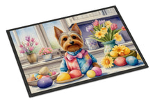 Load image into Gallery viewer, Decorating Easter Silky Terrier Doormat - 18X27 Indoor / Outdoor Rug | Made in USA