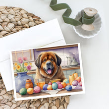 Load image into Gallery viewer, Decorating Easter Tibetan Mastiff Greeting Cards - Blank Note Cards – 8-Pack of Artist-Designed Cards with Envelopes