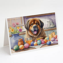 Load image into Gallery viewer, Decorating Easter Tibetan Mastiff Greeting Cards - Blank Note Cards – 8-Pack of Artist-Designed Cards with Envelopes