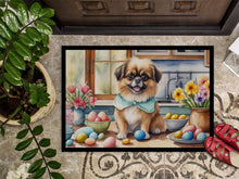 Load image into Gallery viewer, Decorating Easter Tibetan Spaniel Doormat