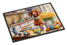 Load image into Gallery viewer, Decorating Easter Vizsla Doormat