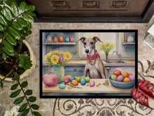 Load image into Gallery viewer, Decorating Easter Whippet Doormat-24x36 Indoor / Outdoor Rug | Made in USA