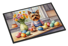 Load image into Gallery viewer, Decorating Easter Yorkshire Terrier Doormat - 18X27 Indoor / Outdoor Rug | Made in USA