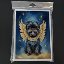Load image into Gallery viewer, Affenpinscher My Angel Greeting Cards - Blank Note Cards – 8-Pack of Artist-Designed Cards with Envelopes