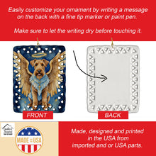 Load image into Gallery viewer, Airedale Terrier My Angel Porcelain Ornament