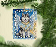 Load image into Gallery viewer, Alaskan Malamute My Angel Porcelain Ornament