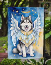 Load image into Gallery viewer, Alaskan Malamute My Angel Garden Flag – Memorial or Christmas Dog Angel Decor