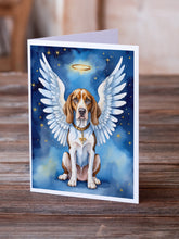 Load image into Gallery viewer, American English Coonhound My Angel Greeting Cards - Blank Note Cards – 8-Pack of Artist-Designed Cards with Envelopes