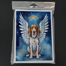 Load image into Gallery viewer, American English Coonhound My Angel Greeting Cards - Blank Note Cards – 8-Pack of Artist-Designed Cards with Envelopes