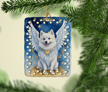 Load image into Gallery viewer, American Eskimo My Angel Porcelain Ornament