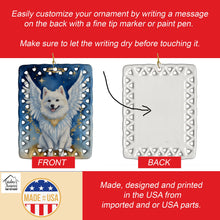 Load image into Gallery viewer, American Eskimo My Angel Porcelain Ornament