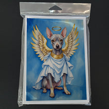 Load image into Gallery viewer, American Hairless Terrier My Angel Greeting Cards - Blank Note Cards – 8-Pack of Artist-Designed Cards with Envelopes