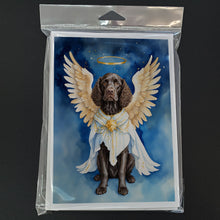 Load image into Gallery viewer, American Water Spaniel My Angel Greeting Cards - Blank Note Cards – 8-Pack of Artist-Designed Cards with Envelopes