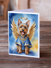 Load image into Gallery viewer, Australian Terrier My Angel Greeting Cards - Blank Note Cards – 8-Pack of Artist-Designed Cards with Envelopes