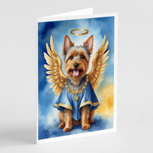 Load image into Gallery viewer, Australian Terrier My Angel Greeting Cards - Blank Note Cards – 8-Pack of Artist-Designed Cards with Envelopes