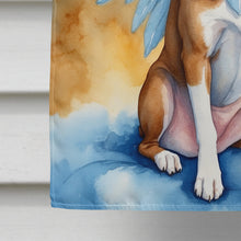 Load image into Gallery viewer, Basenji My Angel House Flag