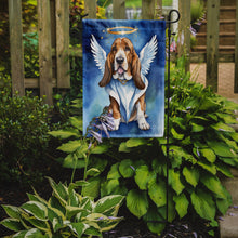 Load image into Gallery viewer, Basset Hound My Angel Garden Flag – Memorial or Christmas Dog Angel Decor
