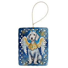 Load image into Gallery viewer, Bedlington Terrier My Angel Porcelain Ornament