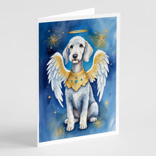 Load image into Gallery viewer, Bedlington Terrier My Angel Greeting Cards - Blank Note Cards – 8-Pack of Artist-Designed Cards with Envelopes