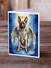 Load image into Gallery viewer, Belgian Malinois My Angel Greeting Cards - Blank Note Cards – 8-Pack of Artist-Designed Cards with Envelopes