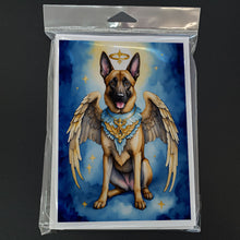 Load image into Gallery viewer, Belgian Malinois My Angel Greeting Cards - Blank Note Cards – 8-Pack of Artist-Designed Cards with Envelopes